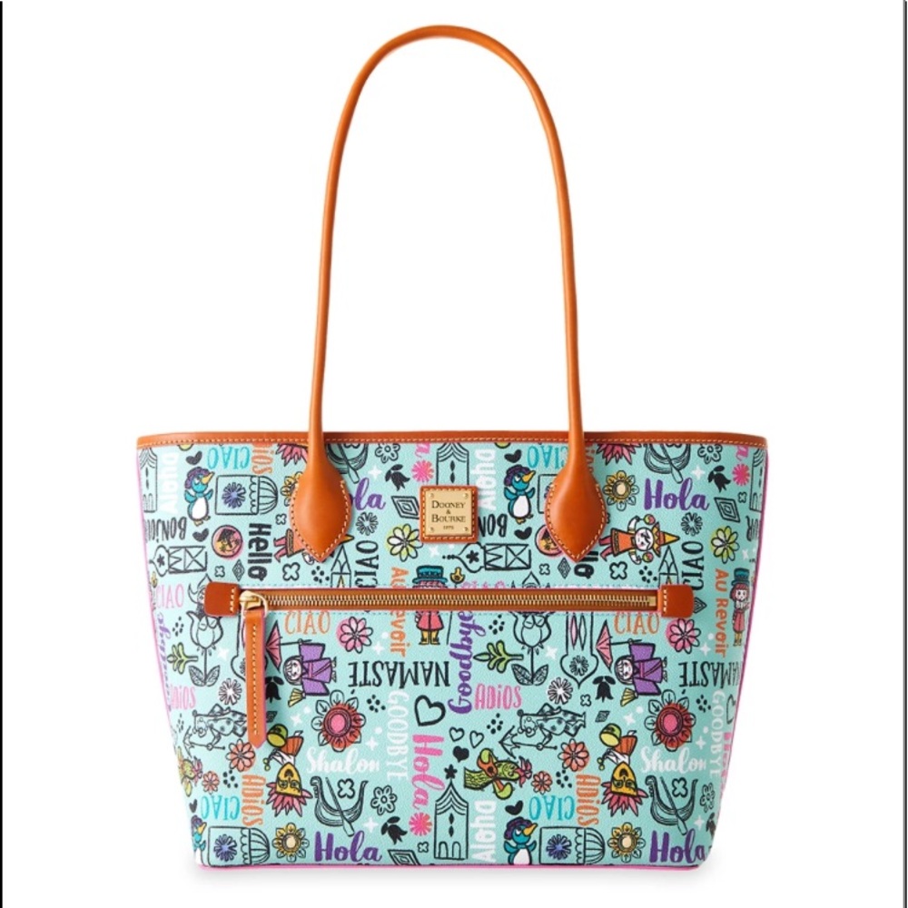 NWT Dooney and bourke It’s a small world tote
